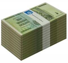 Zimbabwe 10 Trillion Dollars Banknote, 2008, AA, P-88, Used