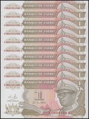 Zaire 1 Nouveau Likuta Banknote, 1993, P-47, UNC