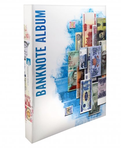 Banknote World Currency Collecting Album with 103 pockets (Banknotes sold separately) Dimensions:  9.75" L x 1.5" W x 12" H