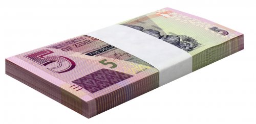 Zimbabwe 5 Dollars Banknote, 2019, P-102, UNC